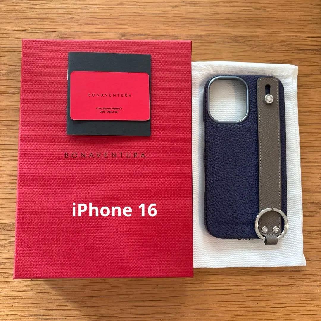 【美品】BONAVENTURA ボナベンチュラ　iPhone16ケース