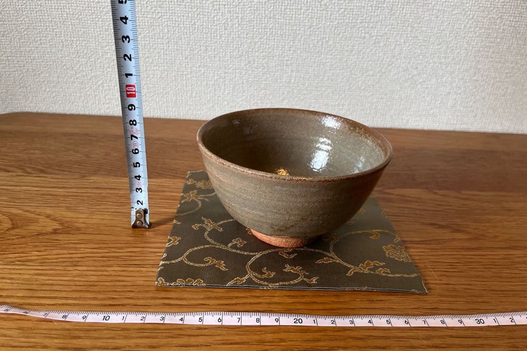 唐津茶碗（中里 重利作）共箱 【茶道用抹茶碗】