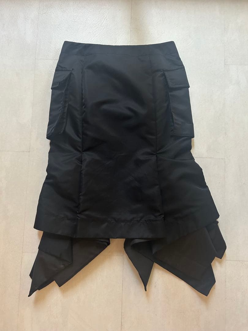 最終お値下げ‼️Sacai 24SSフリルスカート