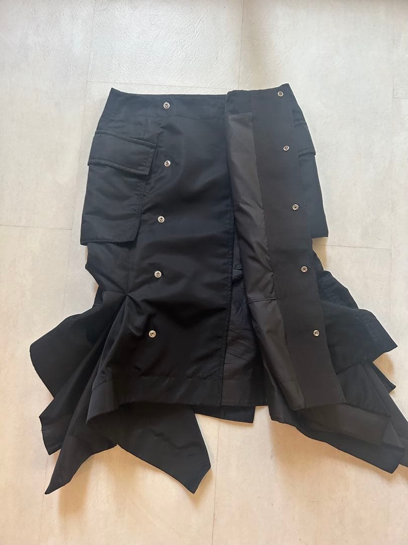 最終お値下げ‼️Sacai 24SSフリルスカート