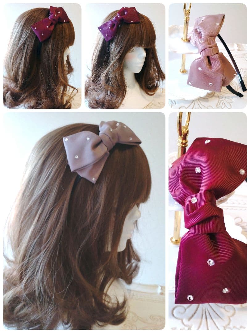 ୨୧┈リボンバレッタ・カチューシャカラー表