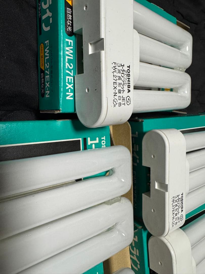 東芝ライテック ユーライン フラット FWL27EX-N ３波長形 昼白色　7個