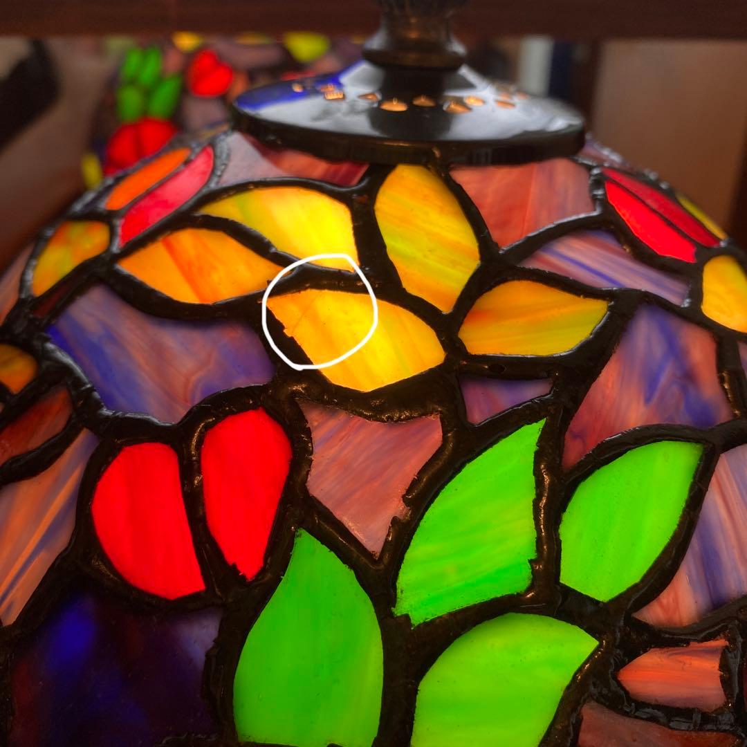 ステンドグラス　ランプ　卓上　シェード　インテリア