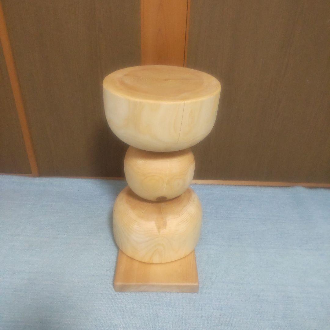 東濃ヒバ丸太椅子 スツール