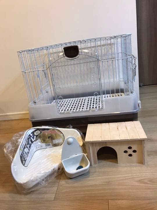 小動物（うさぎ）ケージ　トイレ　ハウス