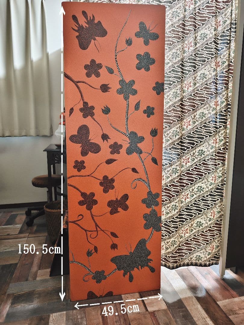 【送料込・匿名発送】バリ島ドットアートパネル（約50cm×150cm）