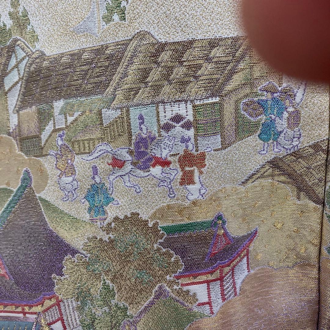 ZF-1302 色留袖 金通し トールサイズ いにしえの都 逸品 高級 正絹