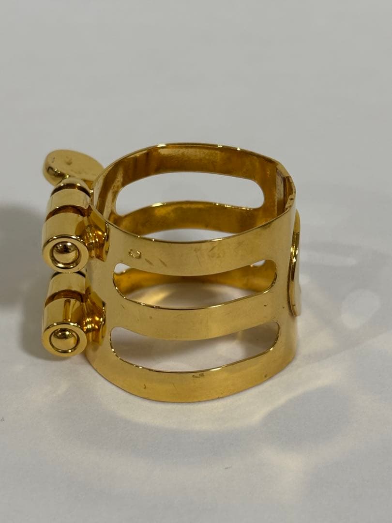 Wood Stone クラリネット リガチャー 金メッキ ケース欠品