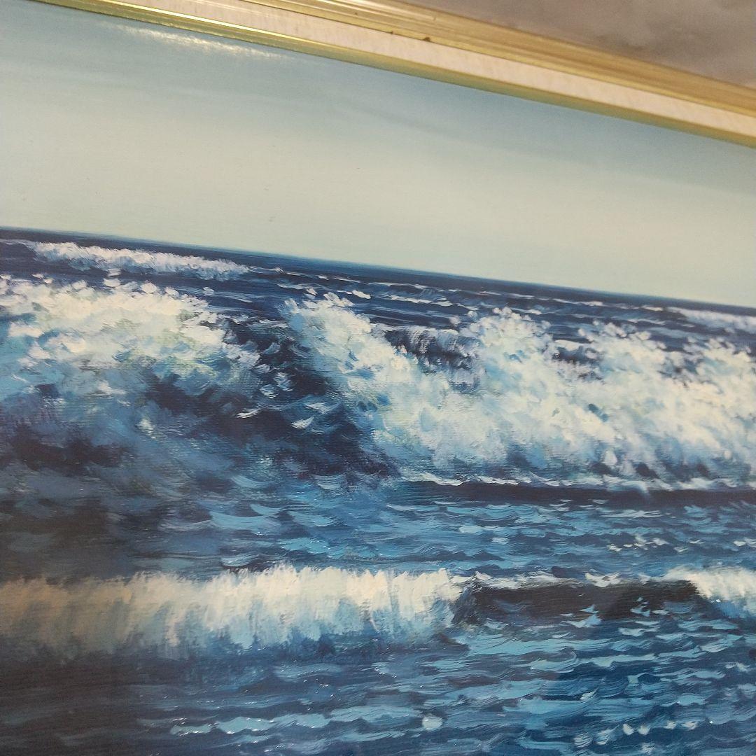 り*ー様 ☆原画　西　武彦　【海】　油彩