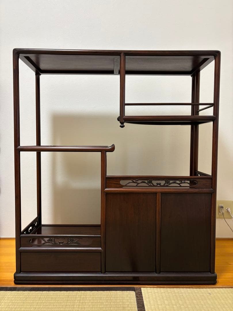 和風　箪笥　オープンシェルフ　アンティーク