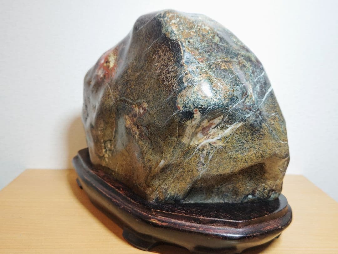 菊花石 24kg 菊紋石 花紋石 紋石 原石 鑑賞石 自然石 誕生石 鉱物 水石