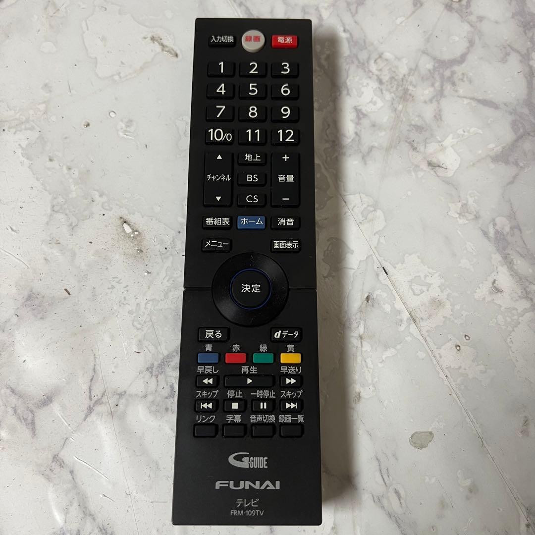 即日受渡❣️全国送料込3年前購入フナイ43型4K液晶テレビWチューナー高画質高音質