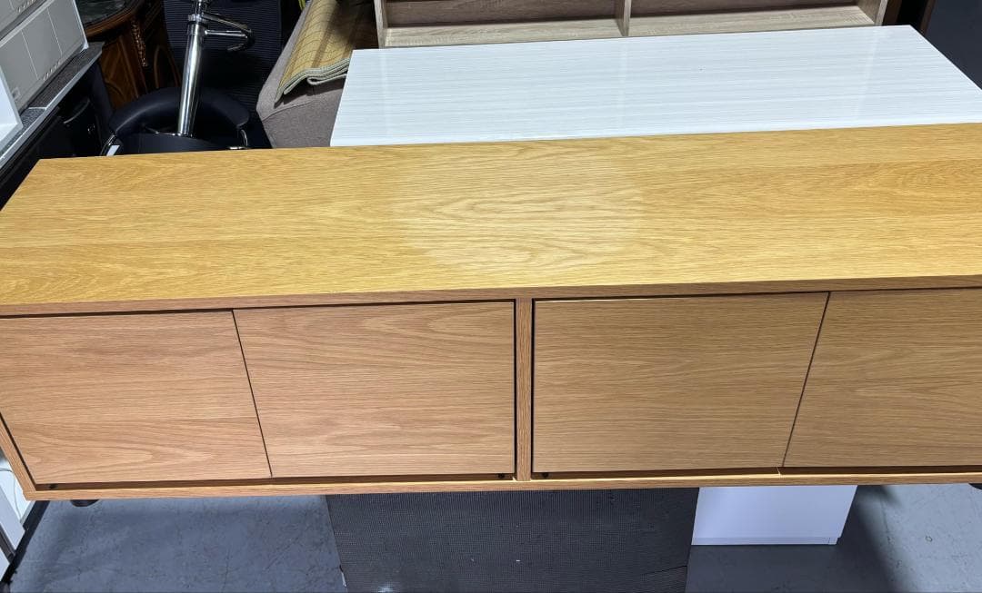 うめぼしMUJI 無印良品 オーク材スタッキングシェルフキャビネットキレイ