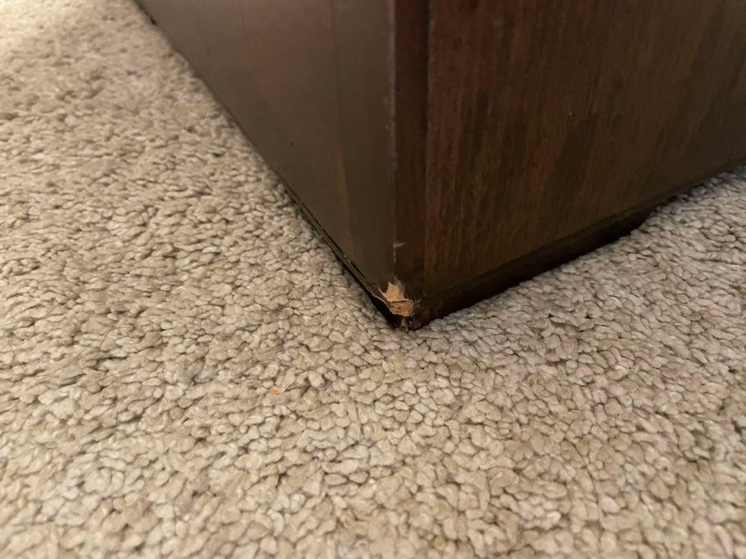 キリムを使った木製収納付きスツール