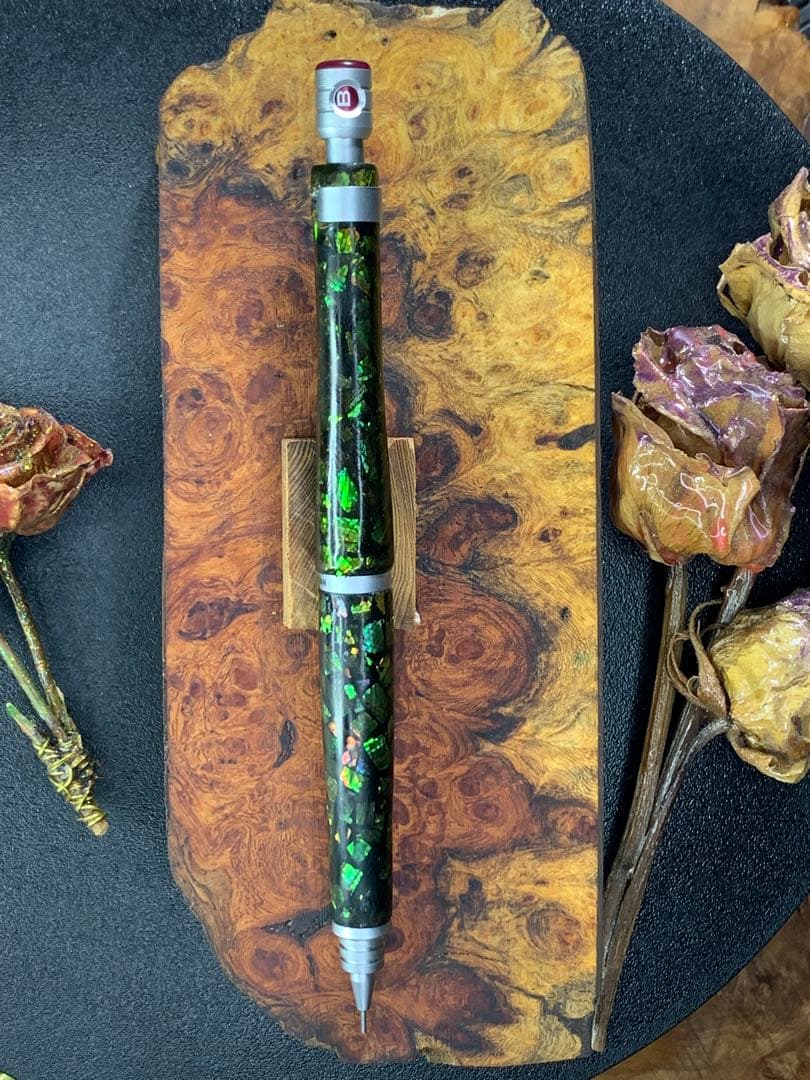 螺鈿S20シャープペンシル　黒アワビNo.5