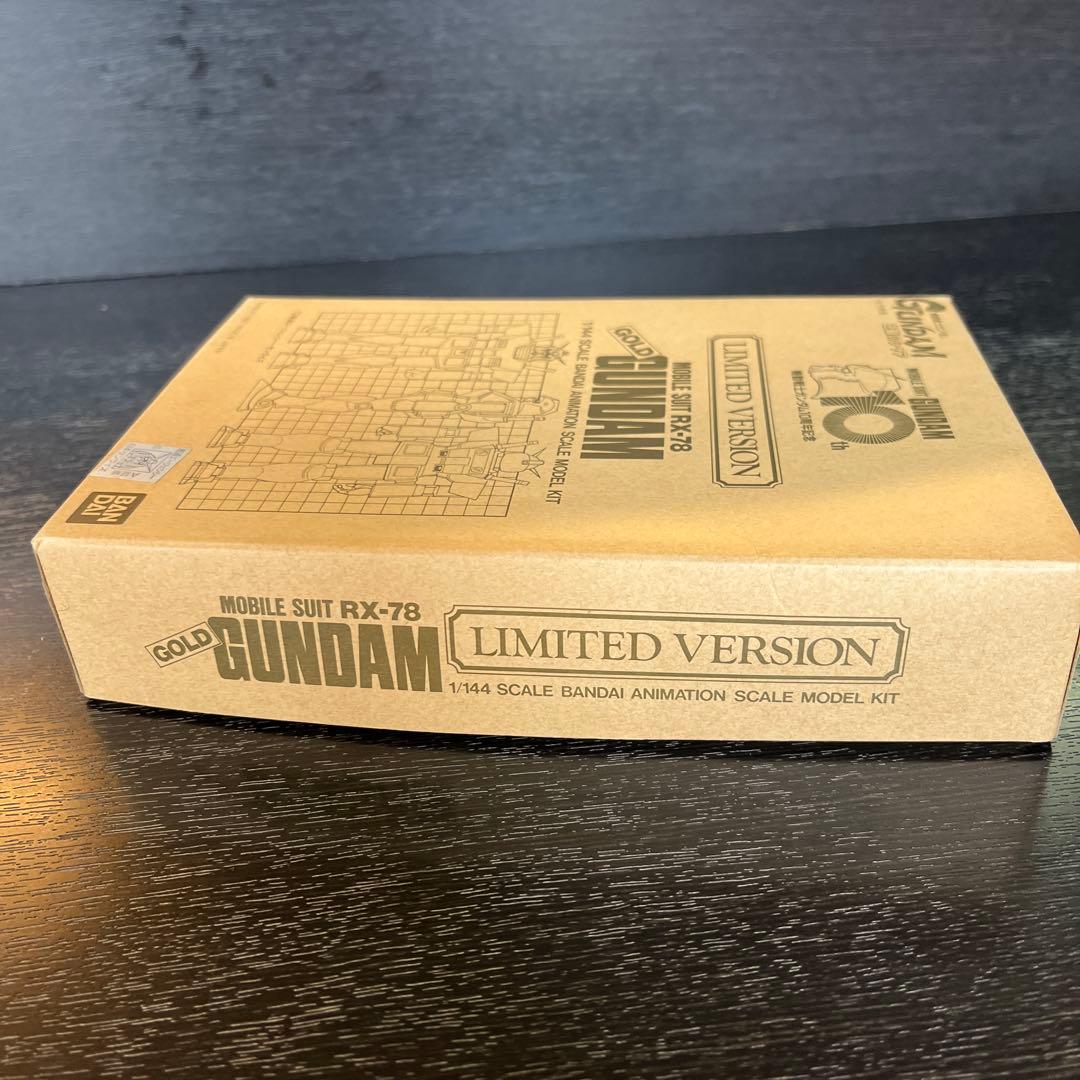 ガンダム ゴールドメッキver 1/144 機動戦士ガンダム10周年記念 非売品