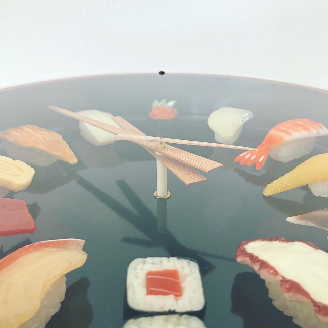 お寿司　掛け時計　食品サンプル　古道具　インテリア雑貨　オブジェ　握り寿司