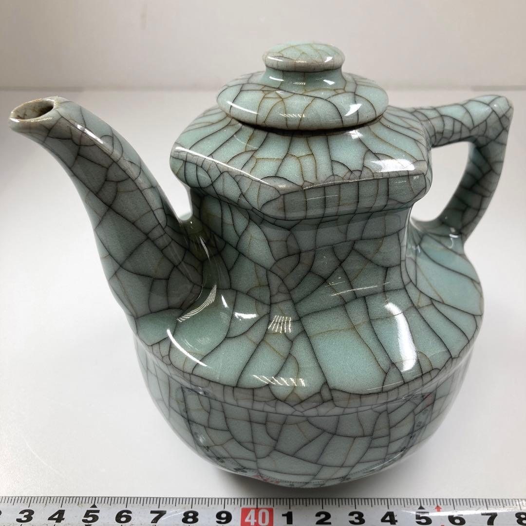 中国　古窯　哥窯水次　高さ13cm タカチ　東な7-0413①