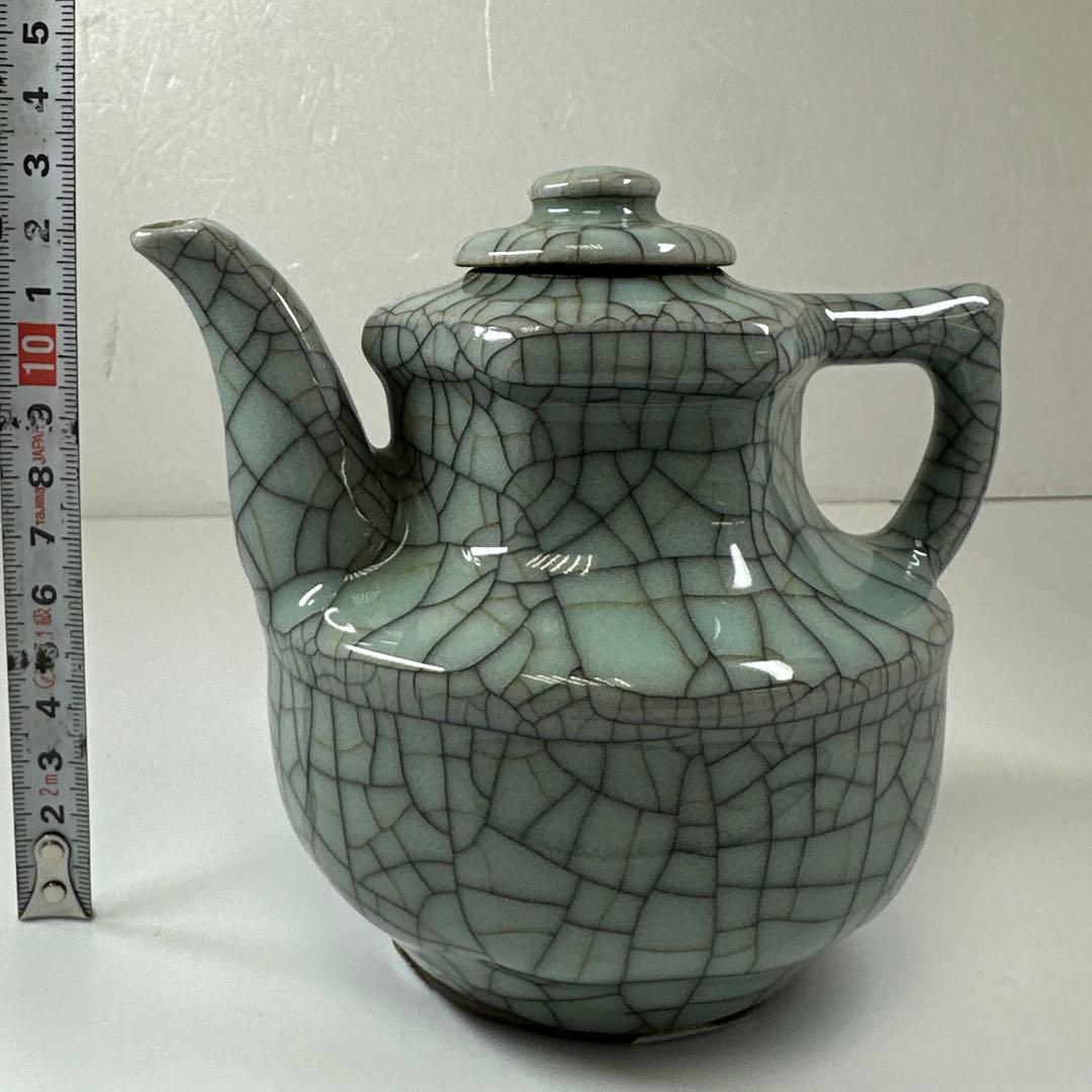 中国　古窯　哥窯水次　高さ13cm タカチ　東な7-0413①