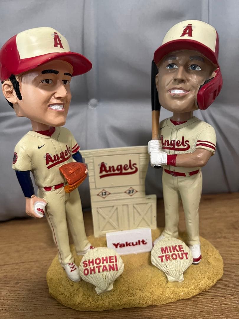 大谷翔平 マイク・トラウト シティーコネクト ダブルボブルヘッド人形