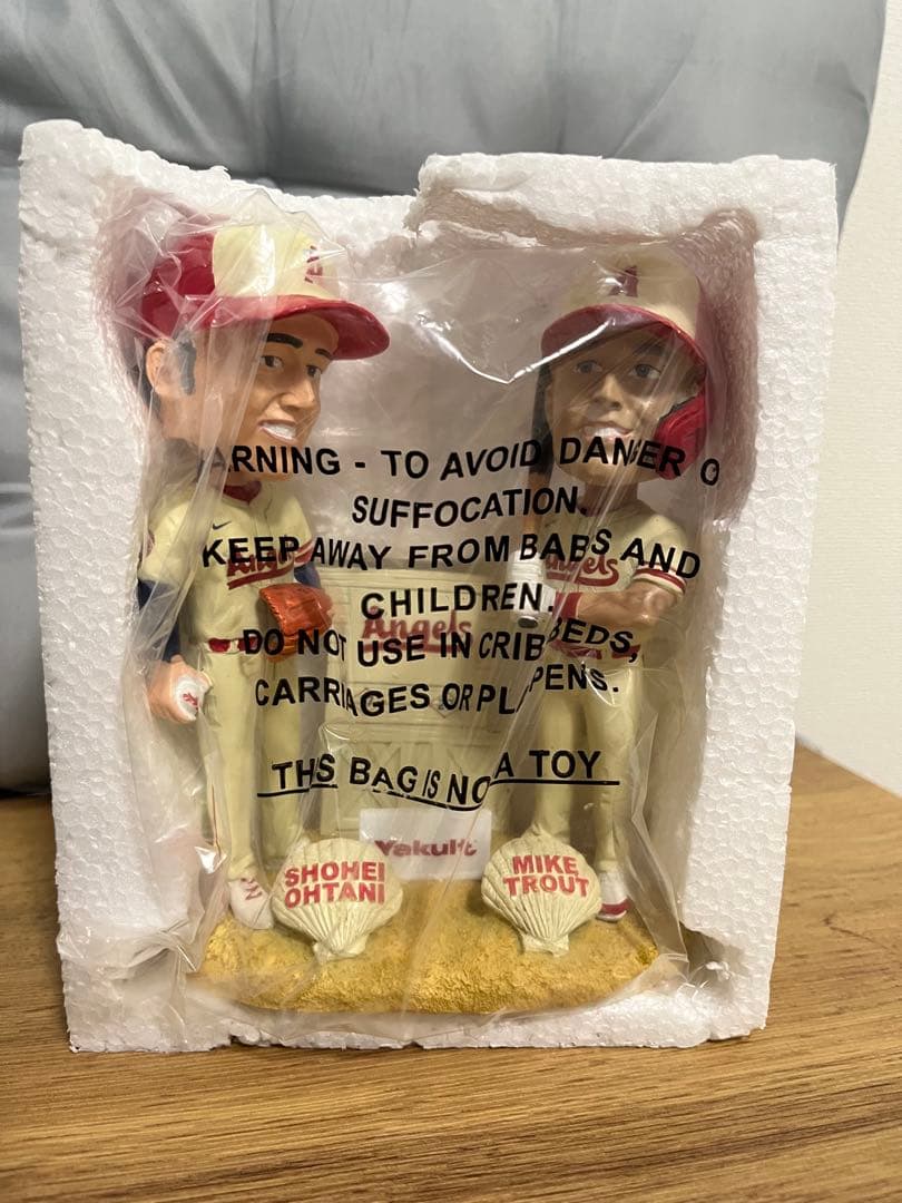 大谷翔平 マイク・トラウト シティーコネクト ダブルボブルヘッド人形