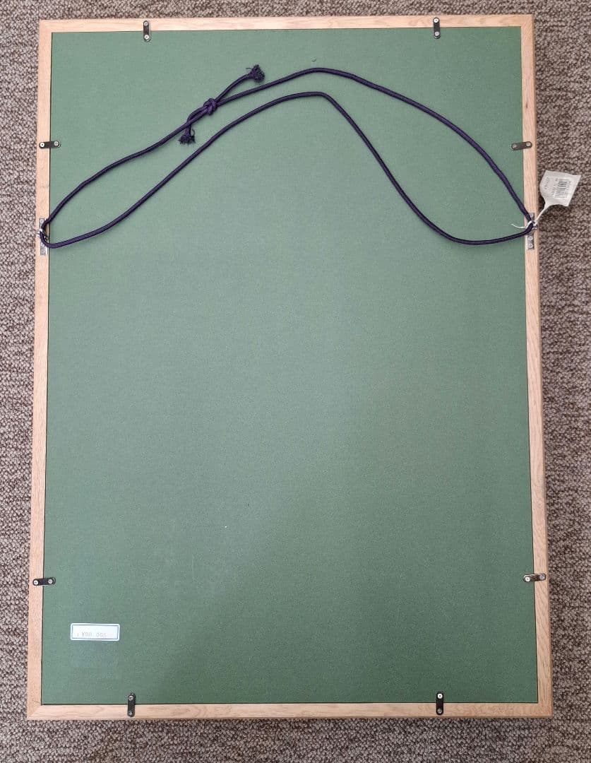 【織り額】風神雷神 織り金箔 木製フレーム付