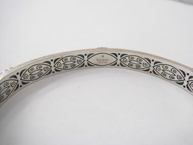 グッチ インターロッキングG ブレスレット ターコイズ バングル サイズ19　a
