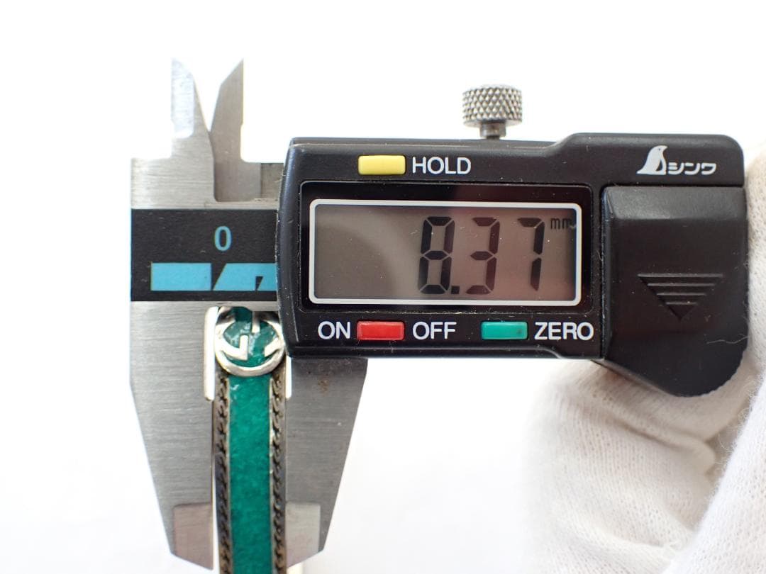 グッチ インターロッキングG ブレスレット ターコイズ バングル サイズ19　a