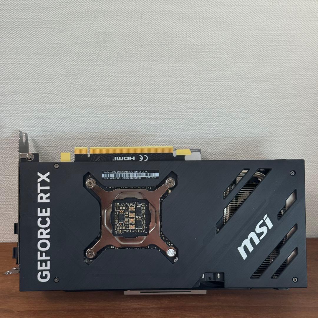 グラフィックボード・グラボ・ビデオカード RTX 4070 Super 12GB MSI VENTUS 2X OC