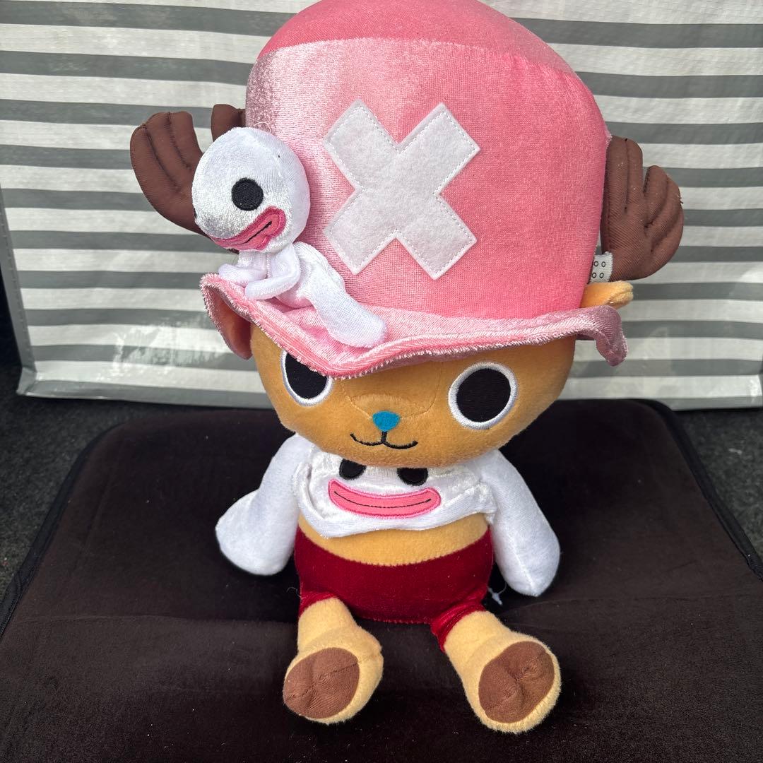 ゲームセンター限定新品・ワンピース・スーパーDXチョッパー＆ゴーストぬいぐるみ