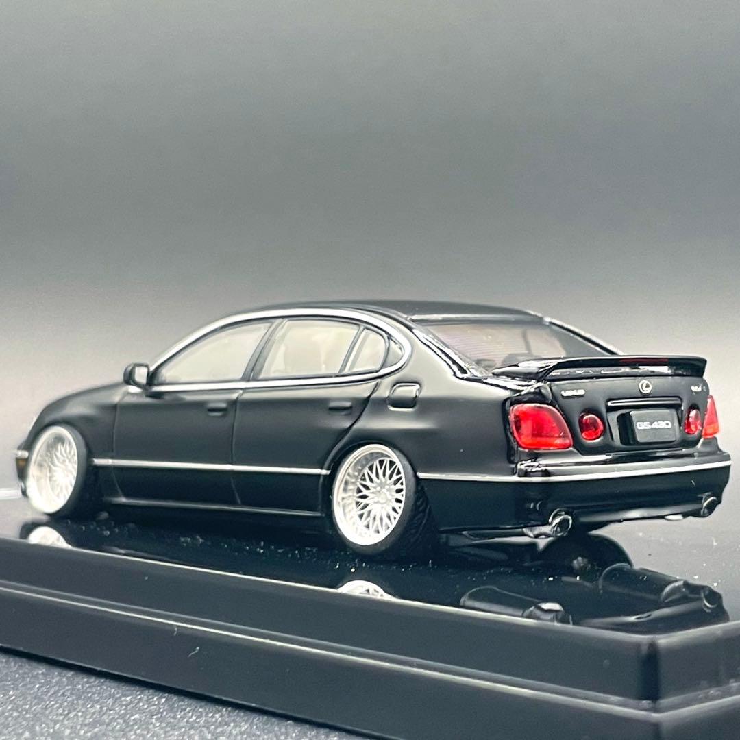 1/64 ホビージャパン レクサス GS430 ミニカー改造vipカー