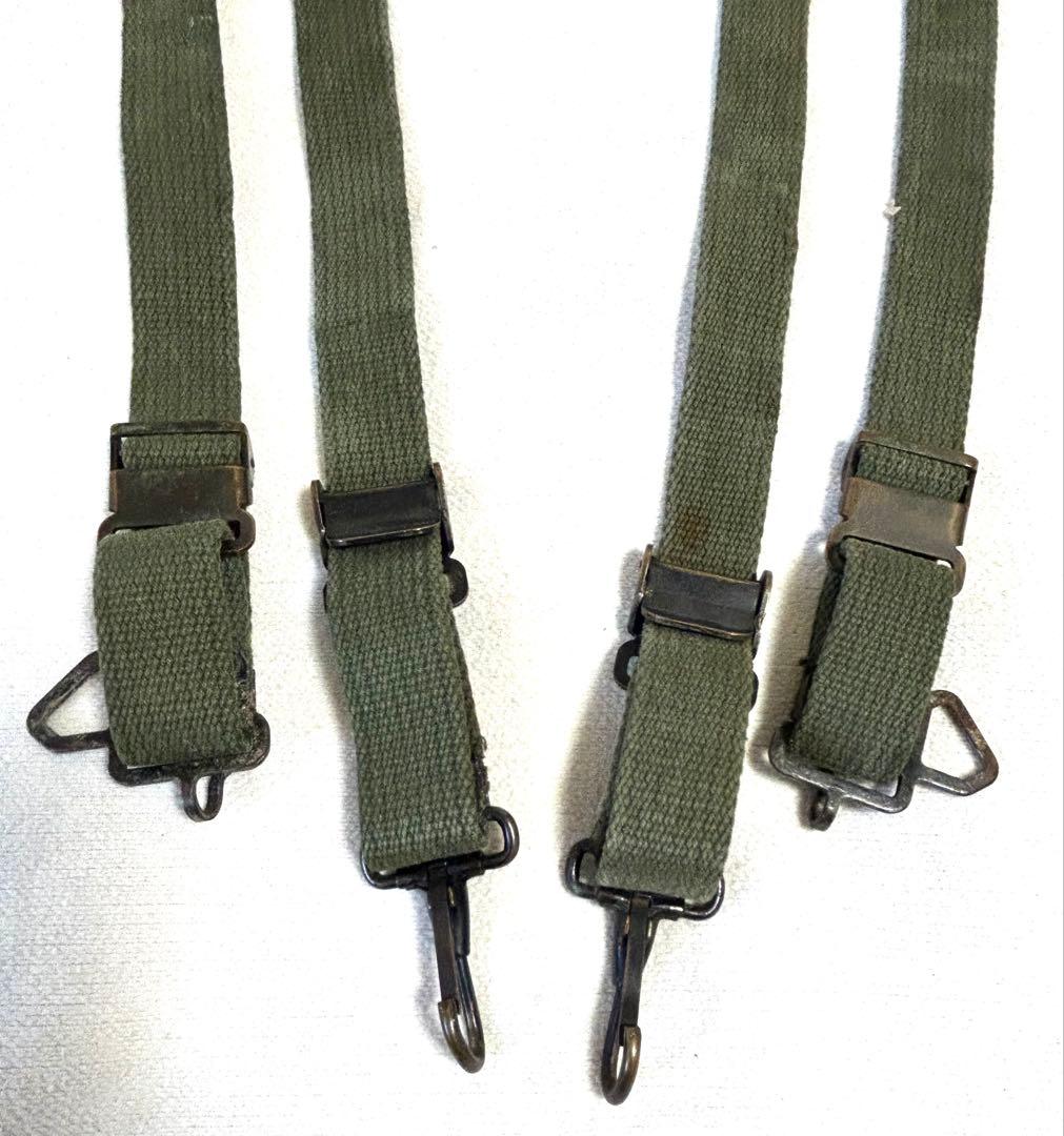 米軍ベトナム戦争/M56/H型サスペンダー/希少XLサイズ/美品