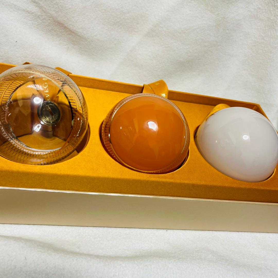 ブルガリ　イヤーズギフト　顧客限定　ガラスオーナメント　3個セット