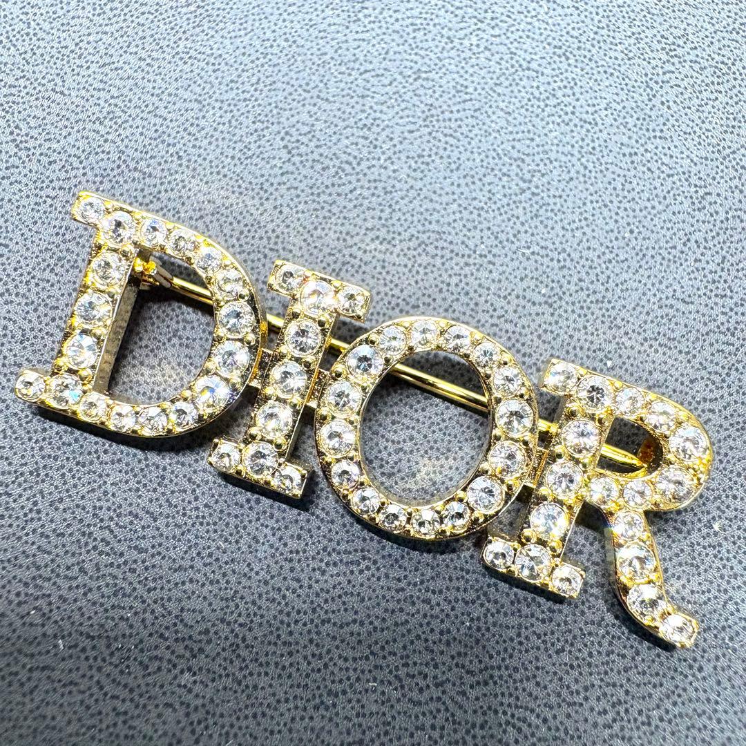 未使用保管品✨ディオール ブローチ レボリューション ラインストーン ゴールド