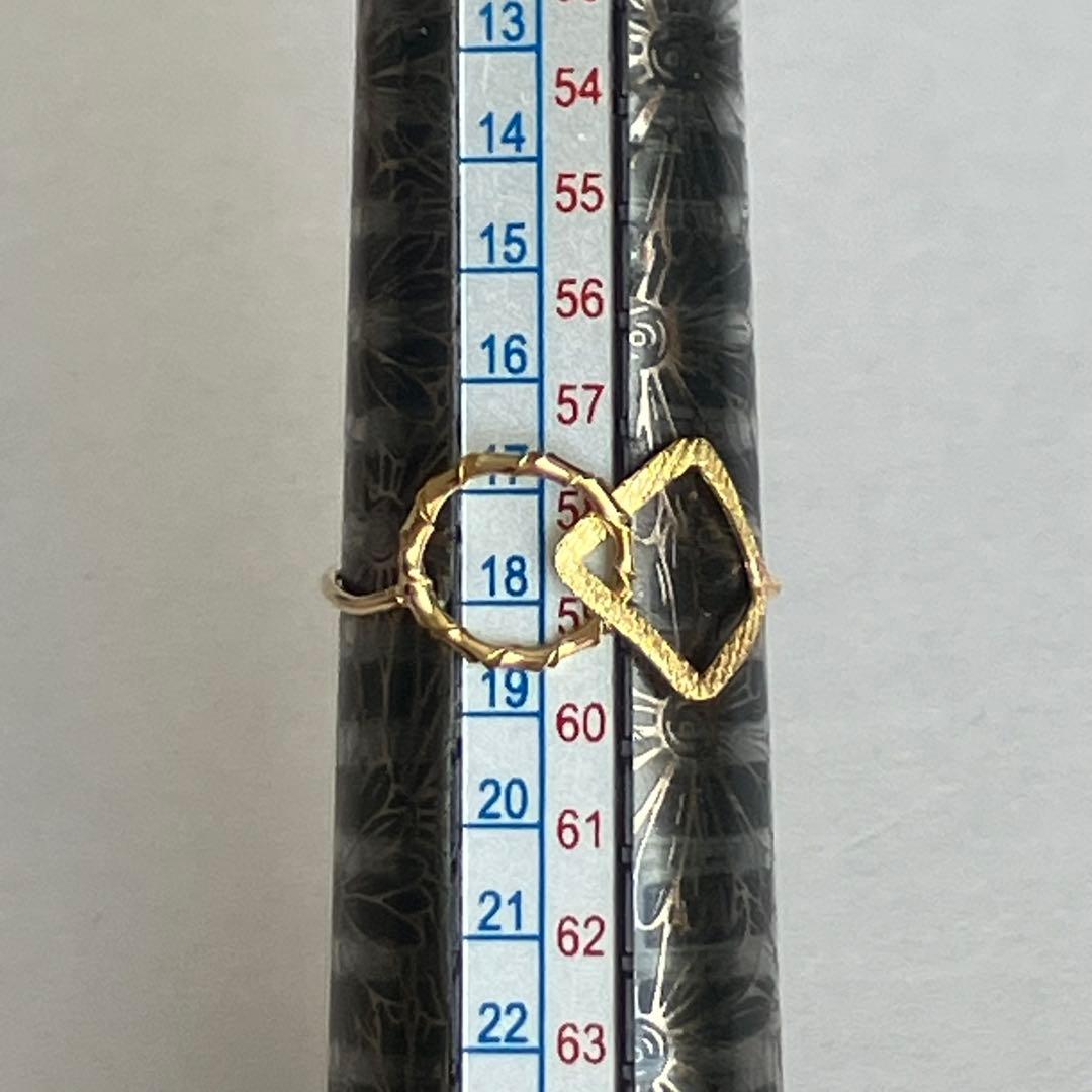 K18 18金　13号　リング　42