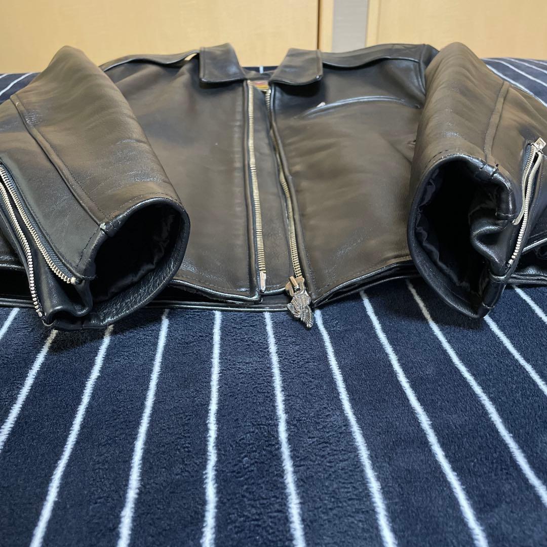 美品 ハーレーダビッドソン ライダースジャケット L相当