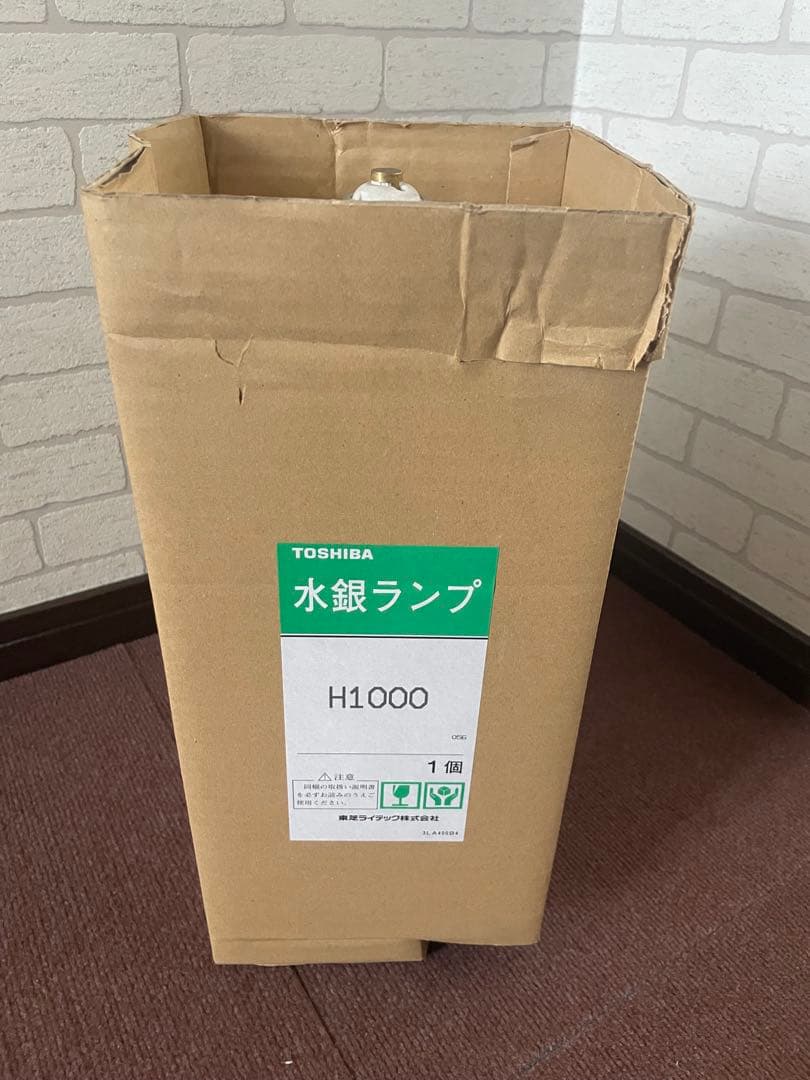 オランダ　中古TOSHIBA 水銀ランプ H1000 1個