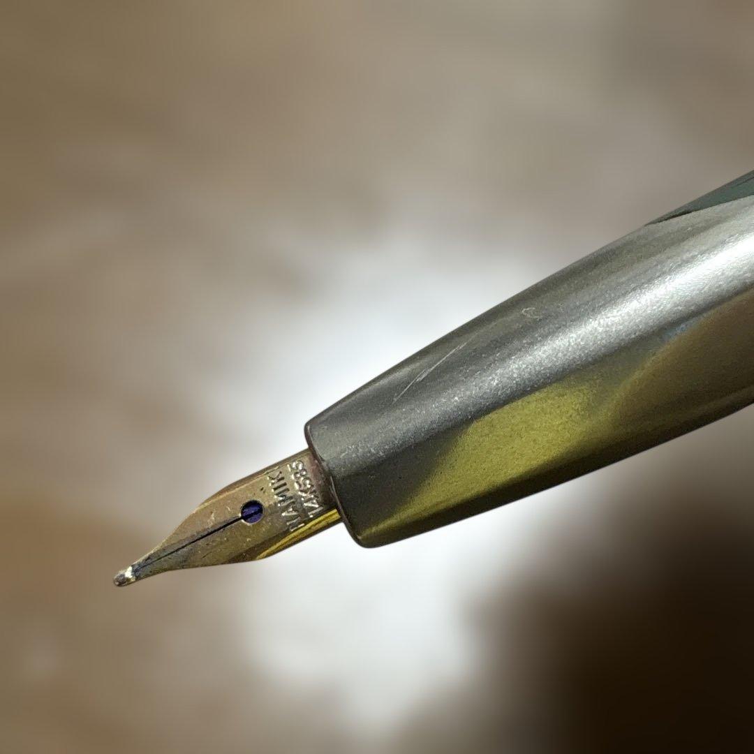 緑色 メタルクリップ 万年筆 NAMIKI PILOT 14k