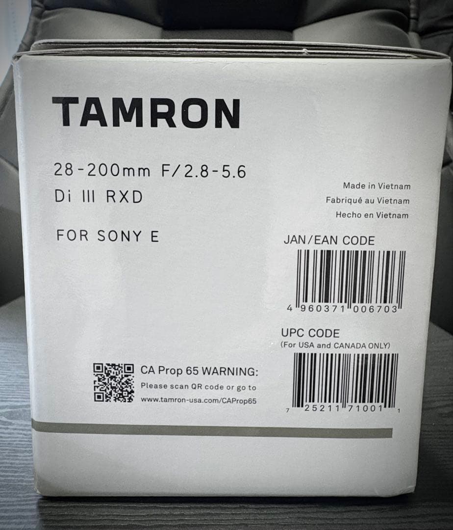 TAMRON 28-200mm F/2.8-5.6 Di III RXD★極美品