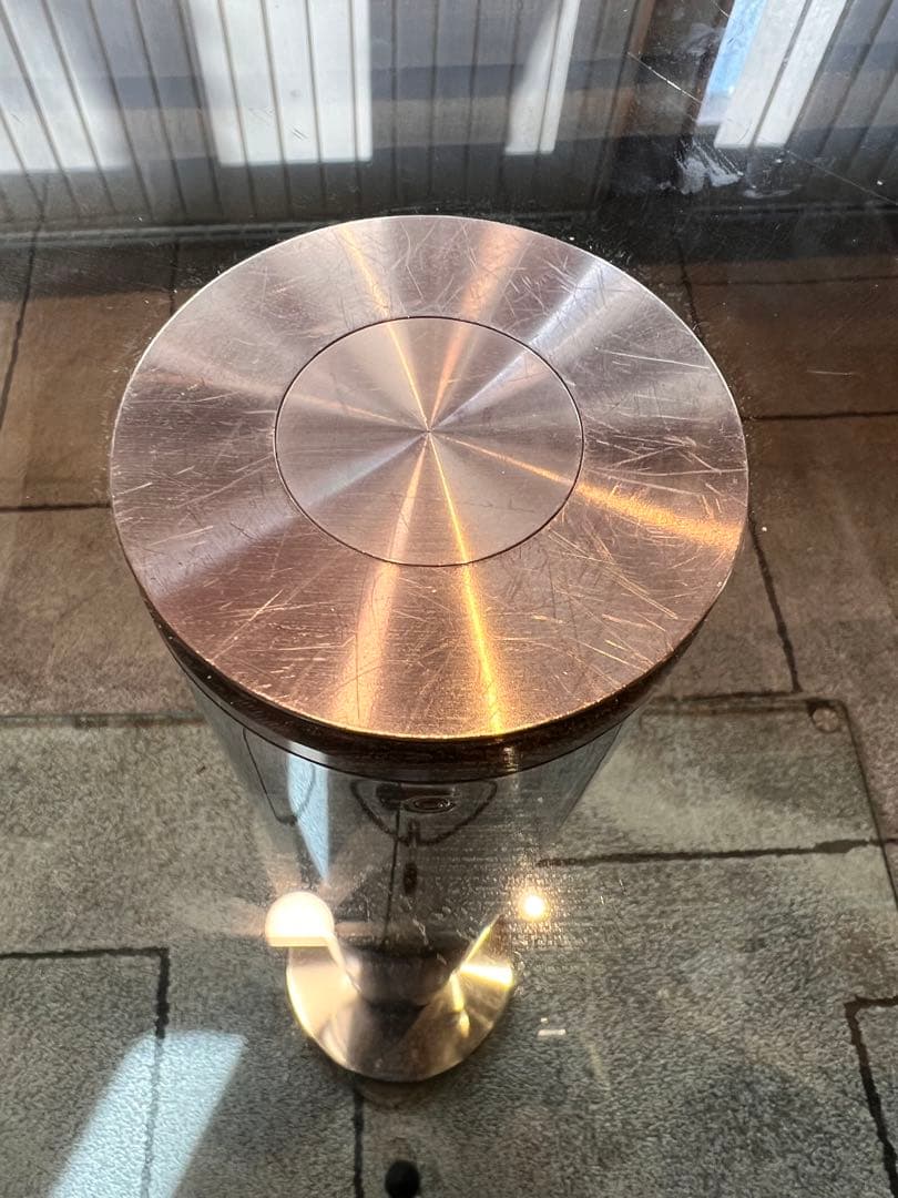 RONALD SCHMITT ガラステーブル　昇降式