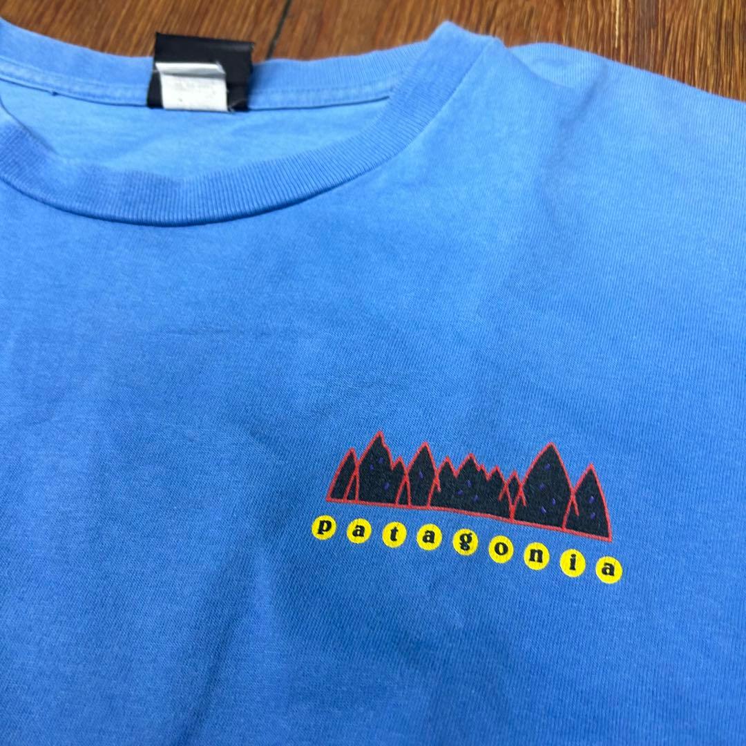 ウ*ン様 90s patagonia 雪なし 黒タグ Tシャツ USA製 M 生