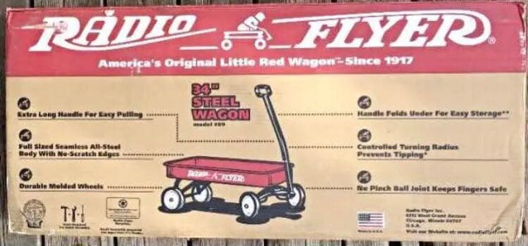 RADIO FLYER 34\" STEEL WAGON #89 未開封 USA製