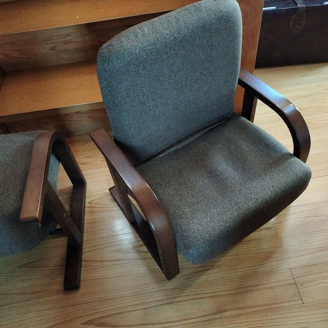 ニトリ　高座椅子　ブラウン