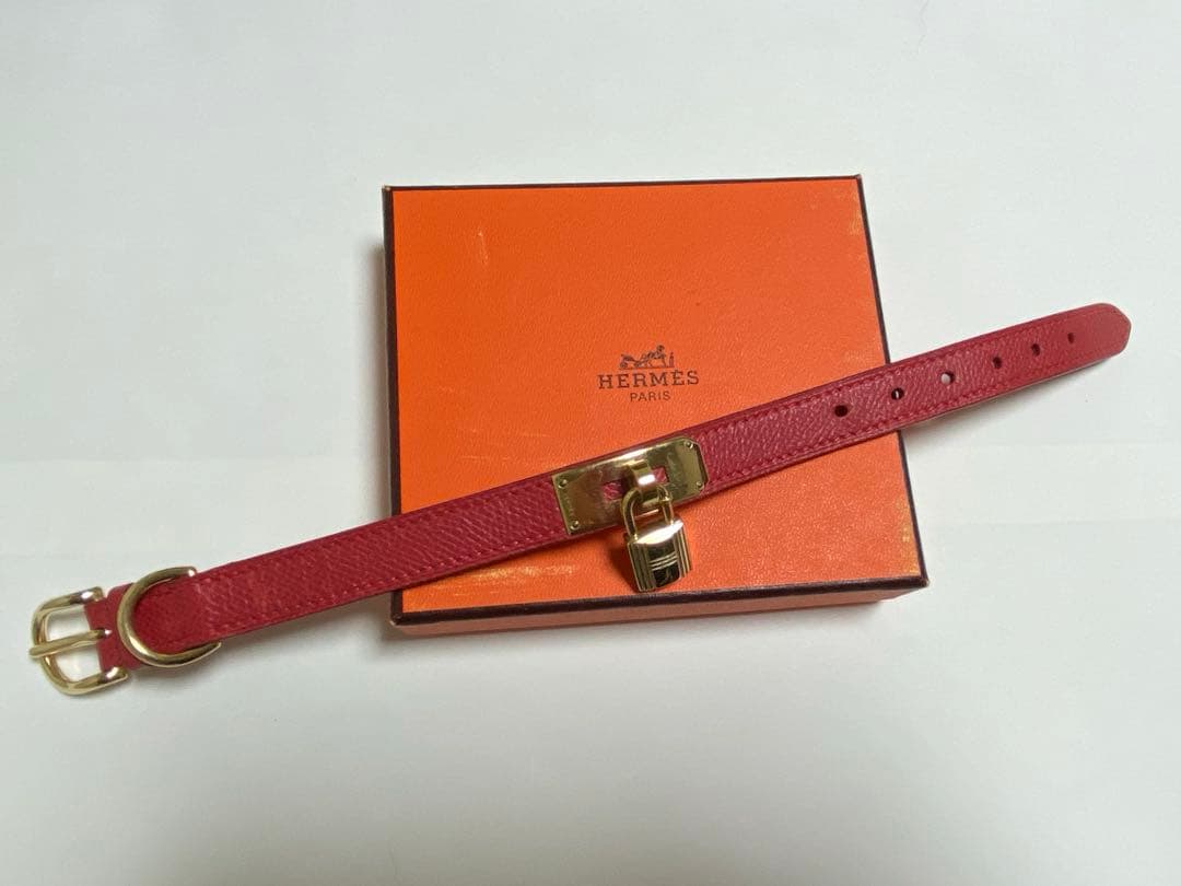 【レア】HERMES エルメス ケリー 首輪　カデナ ペット