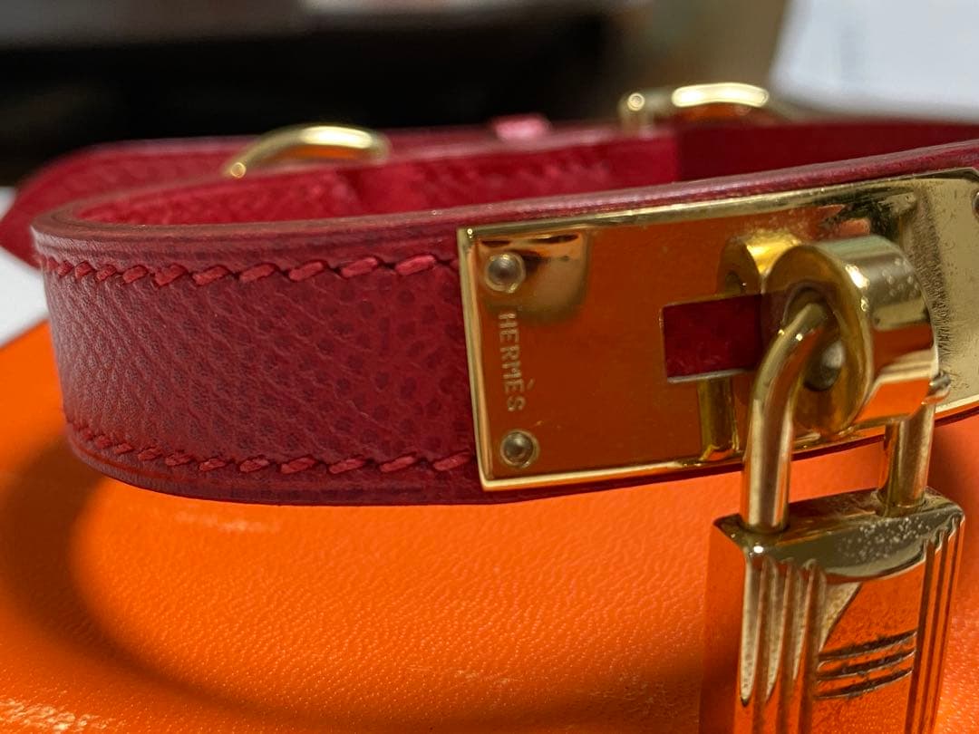 【レア】HERMES エルメス ケリー 首輪　カデナ ペット