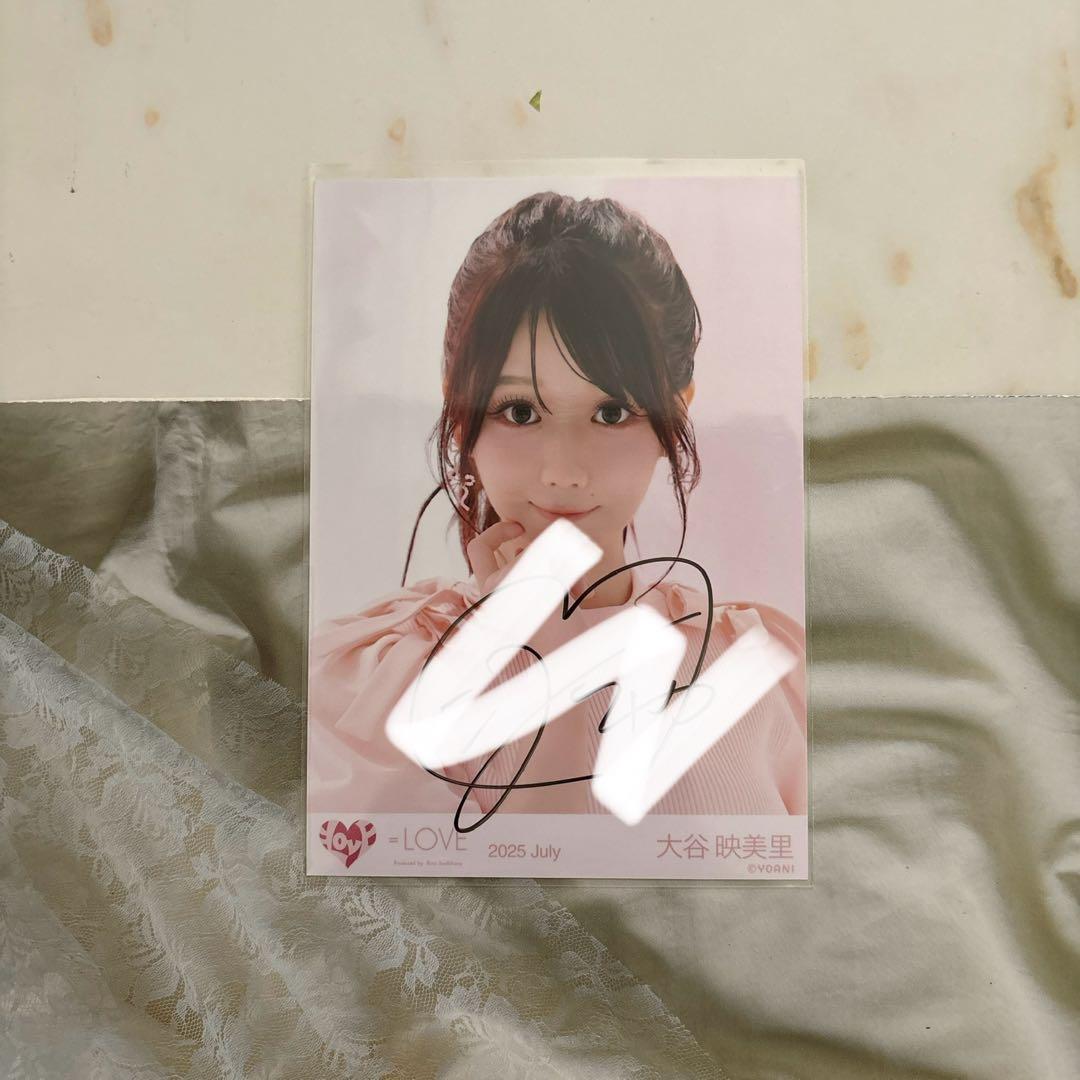 =LOVE 大谷映美里 とくべチュ mv 生写真 直筆 ヨリ イコラブ