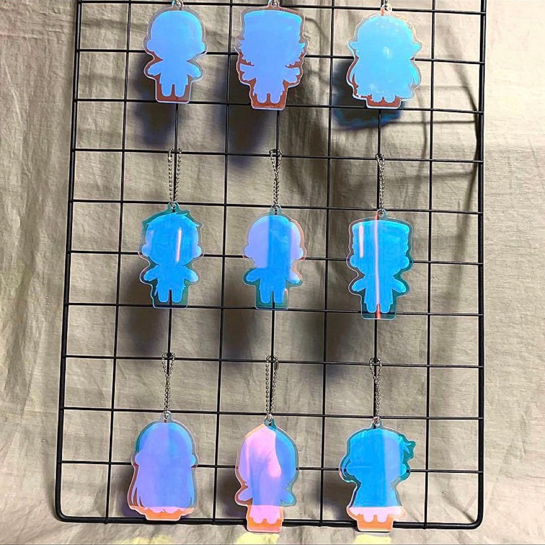 ゴールデンカムイ キラキラクリアチェーン 9種コンプリートセット キーホルダー