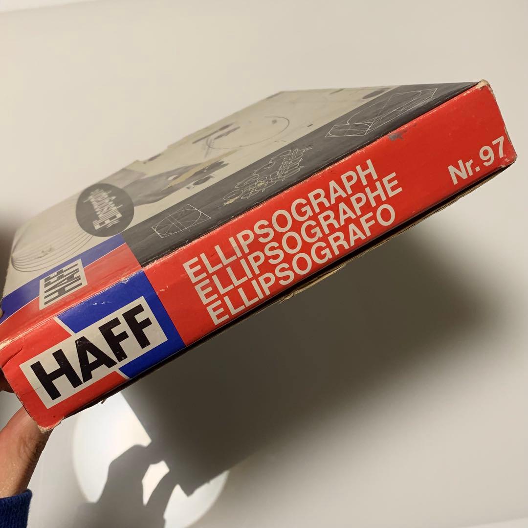 エリプソグラフ ハフ ビンテージ 製図用品 楕円コンパス HAFF 西ドイツ