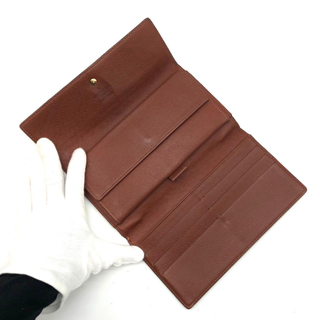 ルイヴィトン インターナショナル モノグラム 三つ折り財布 コンパクト