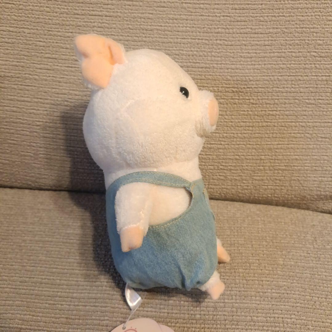 ぷーとん　ぬいぐるみ　デニム　S　当時物　希少